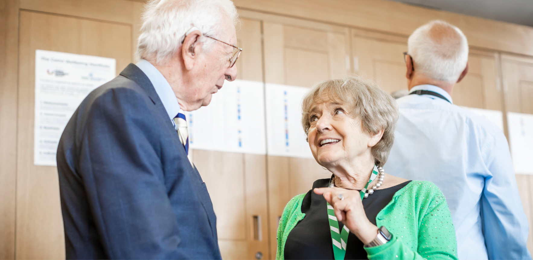 Lord Richard Layard with Dame Margaret Hodge MP