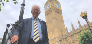 Lord Richard Layard at the Houses of Parliament.