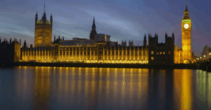 Houses of Parliament at night