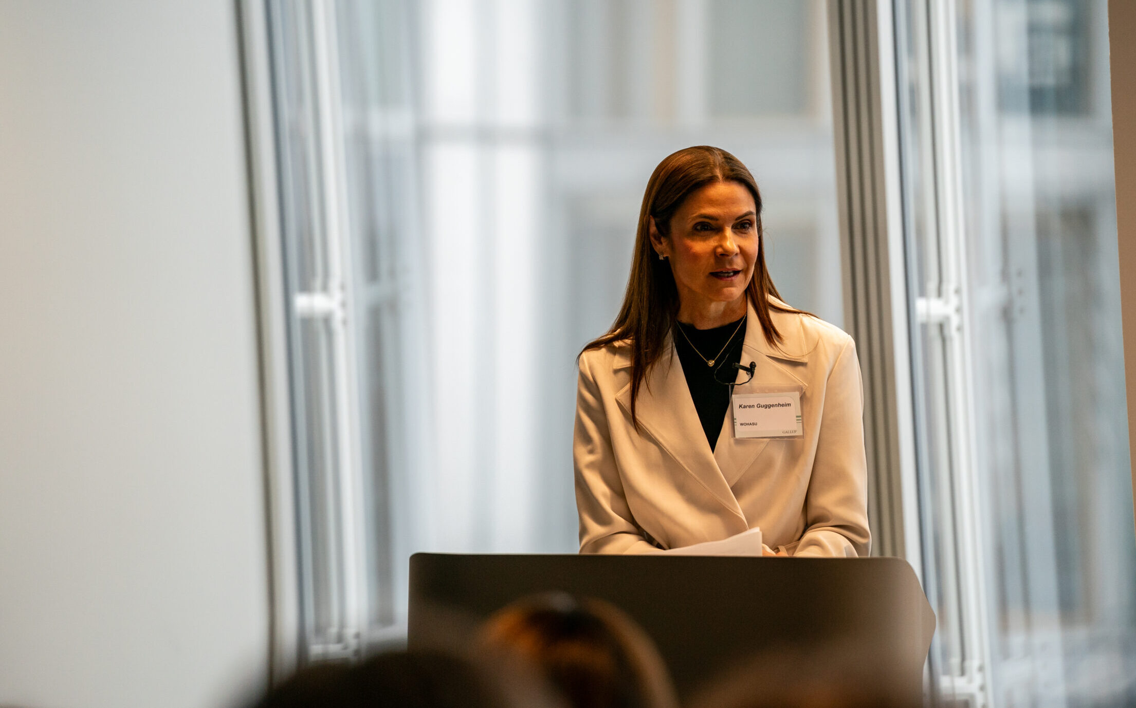 Karen Guggenheim at the World Wellbeing Policy Forum 2025